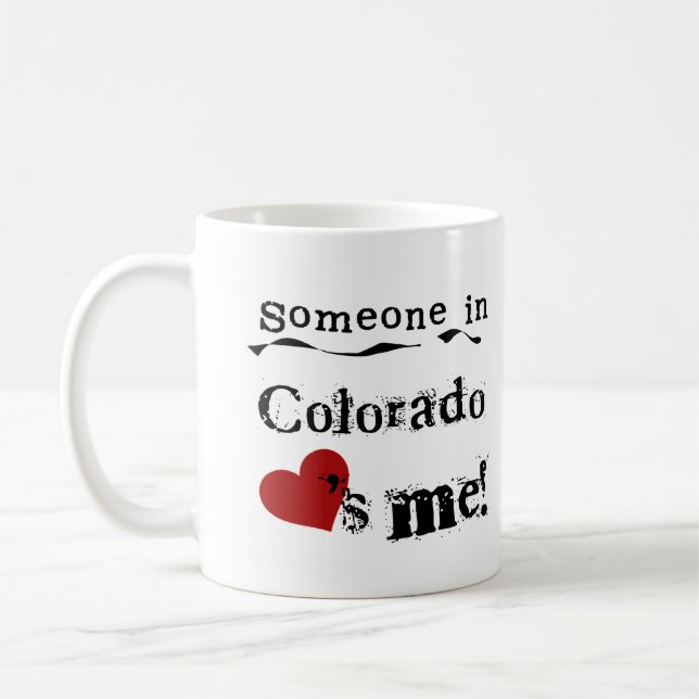 Någon i Colorado älskar mig Kaffemugg (Vänster)