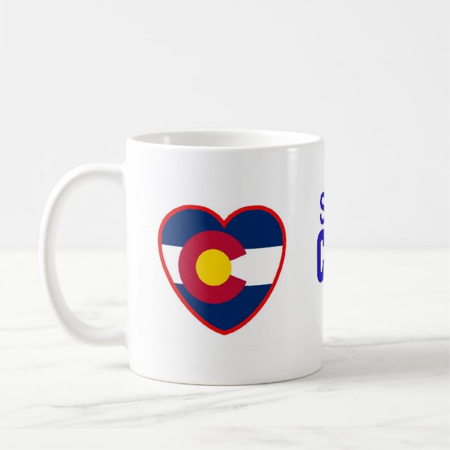 Någon i Colorado älskar mig Kaffemugg (Vänster)