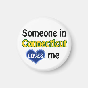 Någon i Connecticut kärlek mig Magnet