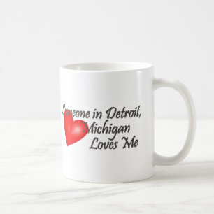 Någon i Detroit älskar mig Kaffemugg