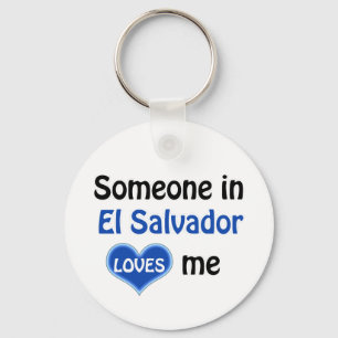Någon i El Salvador kärlek mig Nyckelring