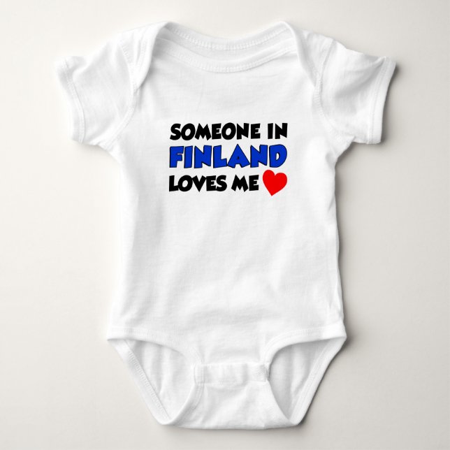 Någon i Finland Kärlek me T-shirt (Framsida)
