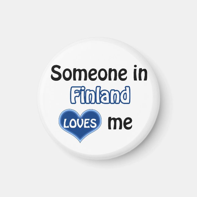 Någon i Finland kärlek mig Magnet (Framsidan)