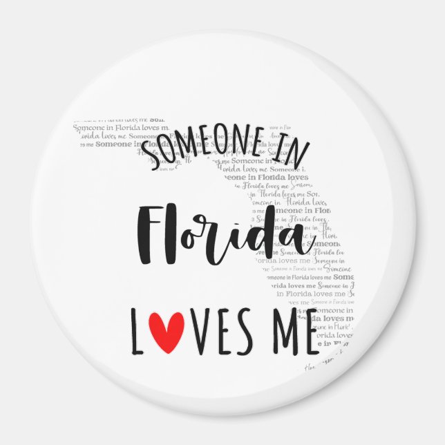 Någon i Florida Kärlek Me Magnet (Framsidan)