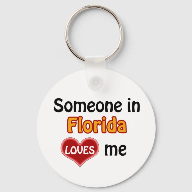 Någon i Florida Kärlek mig Nyckelring (Framsida)