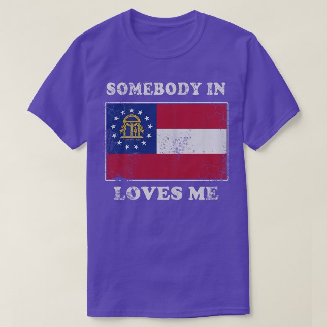 Någon i Georgia Kärlek Me T Shirt (Design framsida)