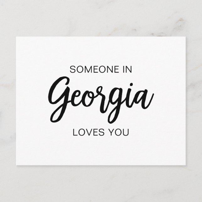 Någon i Georgia kärlek you - Post Card Vykort (Framsida)