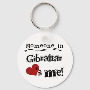 Någon i Gibraltar älskar mig Nyckelring