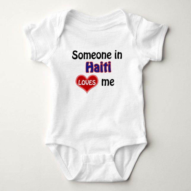 Någon i Haiti kärlek mig T Shirt (Framsida)
