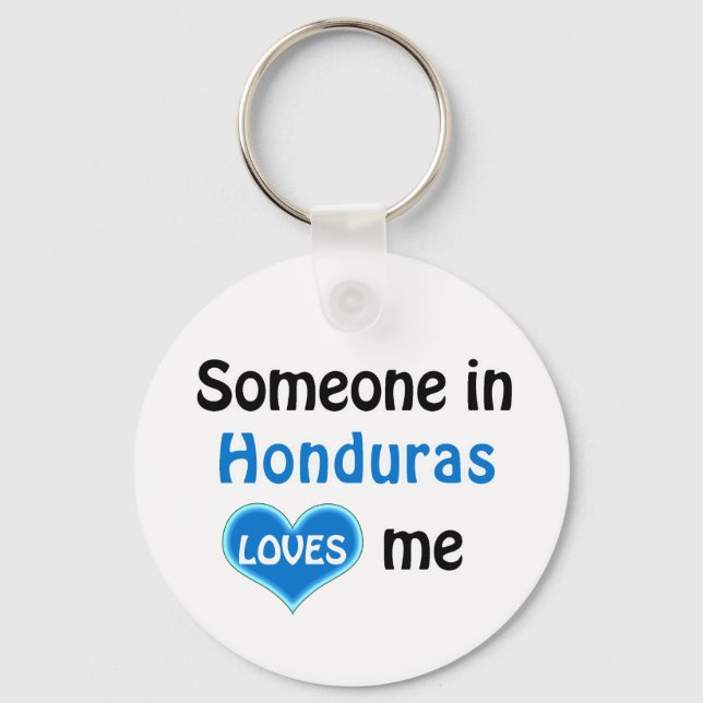 Någon i Honduras Kärlek mig Nyckelring (Framsida)