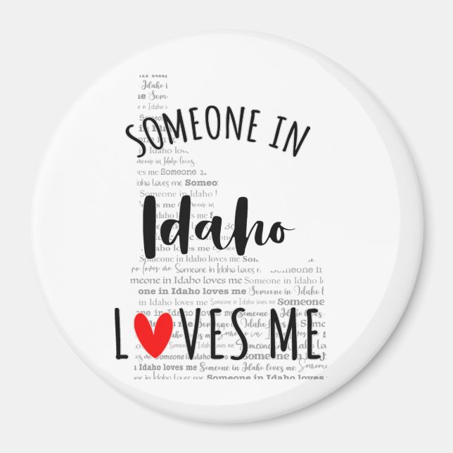 Någon i Idaho Kärlek Me Magnet (Framsidan)