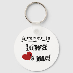 Någon i Iowa älskar mig Nyckelring