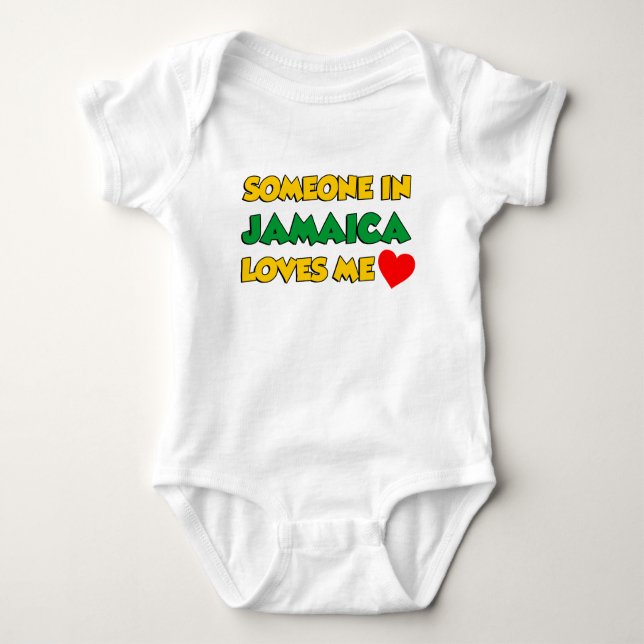 Någon i Jamaica älskar mig T-shirt (Framsida)