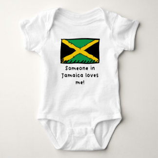 Någon i Jamaica Kärlek Me Jamaican Flagga T Shirt