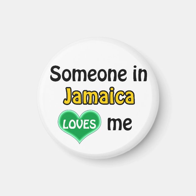 Någon i Jamaica kärlek mig Magnet (Framsidan)