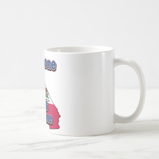 Någon i Kalifornien älskar mig Kaffemugg (Höger)
