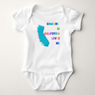 Någon i Kalifornien Kärlek Me Baby Bodydräkt T Shirt