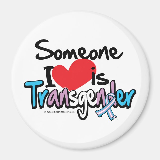 Någon i Kärlek är Transgender Magnet (Framsidan)