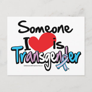 Någon i Kärlek är Transgender Vykort