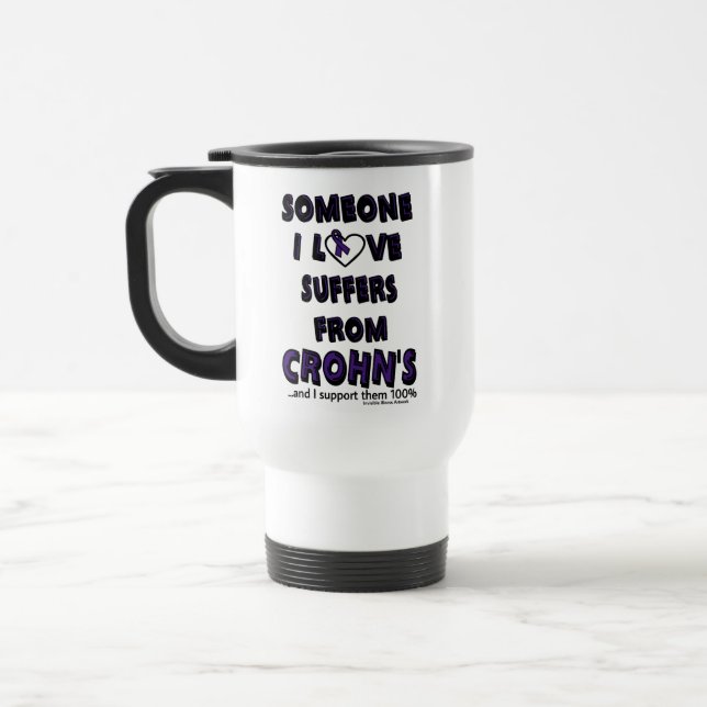 Någon i Kärlek... Crohns's Resemugg (Vänster)