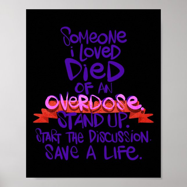 Någon i Kärlek dog av en överdos 1 Poster (Framsidan)