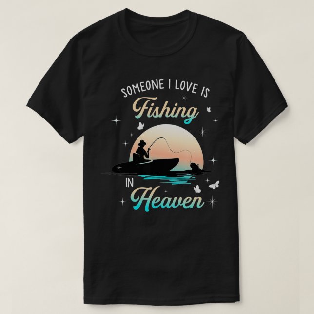 Någon i Kärlek fiskar i himlen T Shirt (Design framsida)