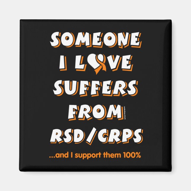 Någon i Kärlek...RSD/CRPS Magnet (Framsidan)