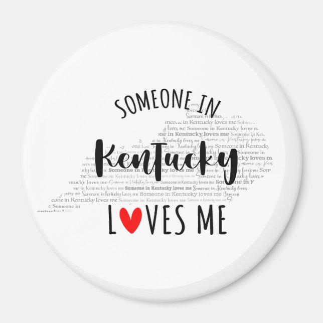 Någon i Kentucky Kärlek Me Magnet (Framsidan)
