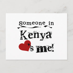 Någon i Kenya Kärlek me Vykort