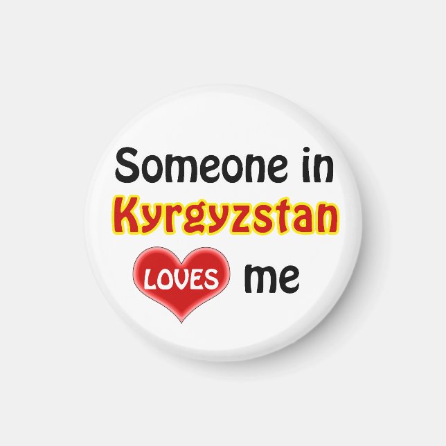 Någon i Kirgizistan kärlek mig Magnet (Framsidan)