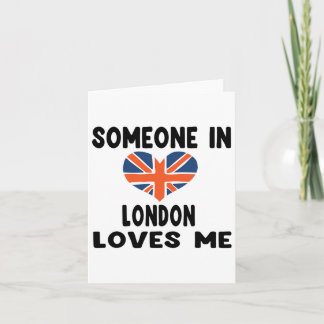 Någon i London älskar mig England Storbritanniens  Kort