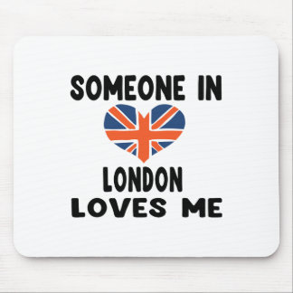 Någon i London Kärlek Me England British Flagga he Musmatta