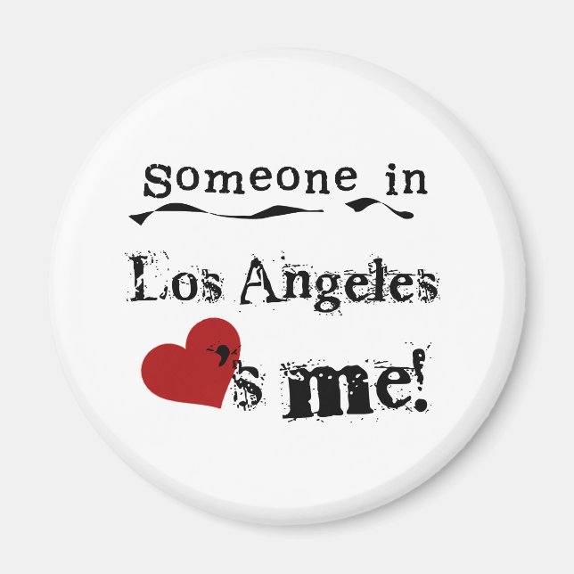 Någon i Los Angeles Magnet (Framsidan)