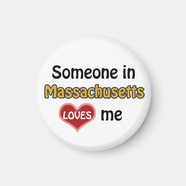 Någon i Massachusetts kärlek mig Magnet (Framsidan)