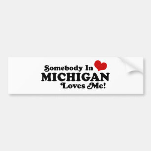 Någon i Michigan Kärlek me Bildekal