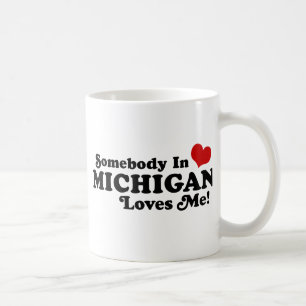 Någon i Michigan Kärlek me Kaffemugg