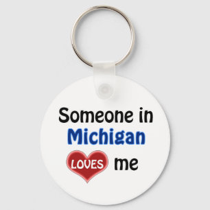 Någon i Michigan Kärlek mig Nyckelring