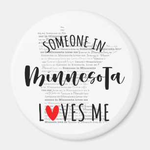 Någon i Minnesota Kärlek Me Magnet