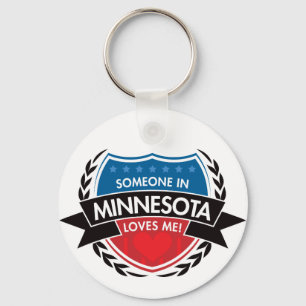 Någon i Minnesota Kärlek Me Nyckelring