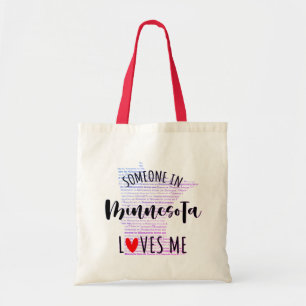 Någon i Minnesota Kärlek Me Tote Bag Tygkasse