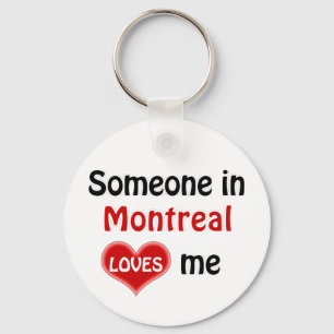 Någon i Montreal kärlek mig Nyckelring