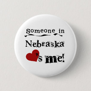 Någon i Nebraska älskar mig Knapp