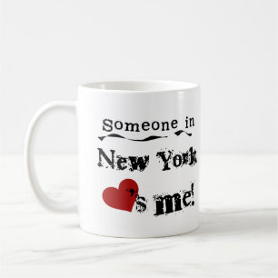 Någon i New York älskar mig Kaffemugg