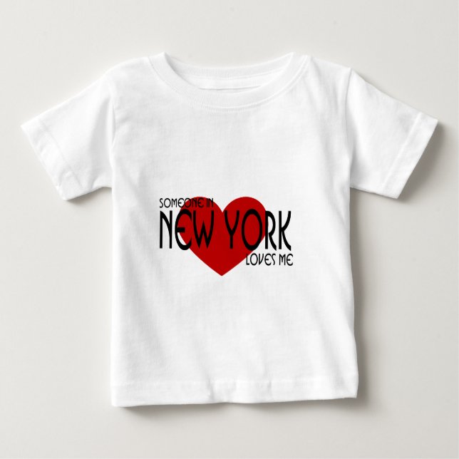 Någon i New York älskar mig T Shirt (Framsida)