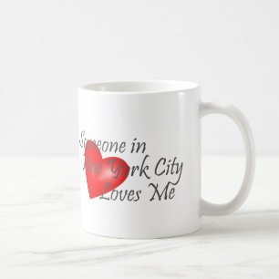 Någon i New York City älskar mig Kaffemugg