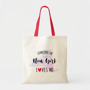Någon i New York Kärlek Me Tote Bag Tygkasse