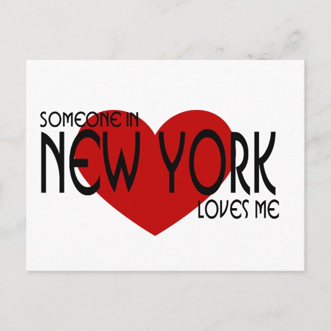 Någon i New York Kärlek Me Vykort (Framsida)