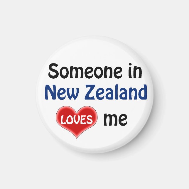 Någon i New Zealand kärlek me Magnet (Framsidan)