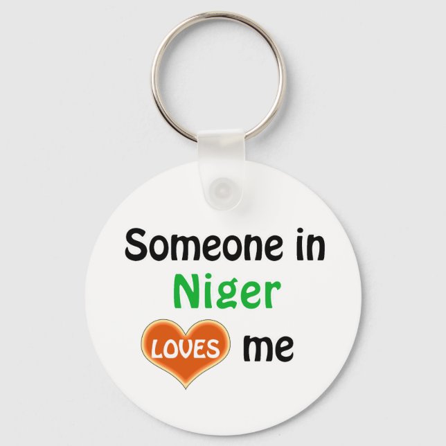 Någon i Niger Kärlek mig Nyckelring (Framsida)