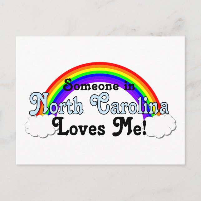 Någon i North Carolina Kärlek Me Vykort (Framsida)